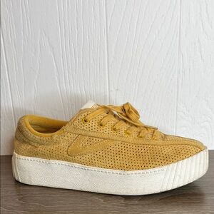 MADEWELL × Tretorn Nylite Bold lII Perforated Platform Sneakers Golden Apple 6.5